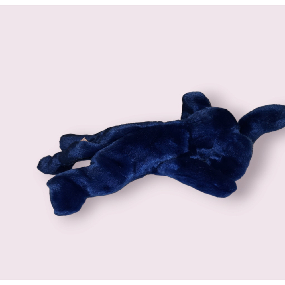 Rare Ty Beanie Baby Plush Toy Peanut the Royal Elephant Blue NEW